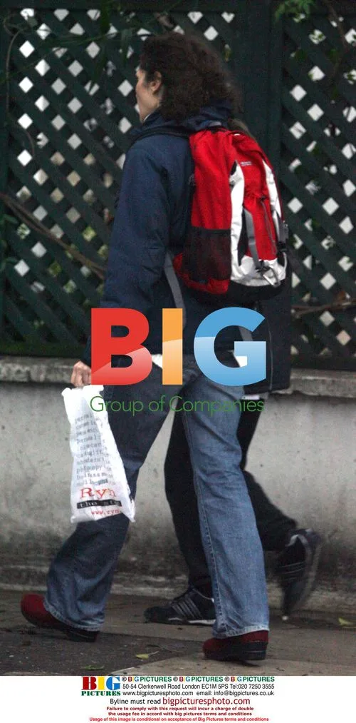 Mary Elizabeth Mastrantonio with son in London