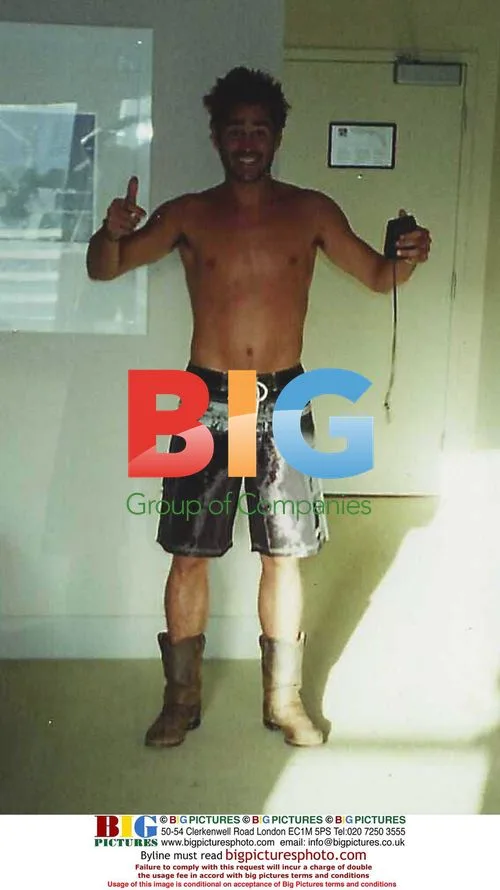 Colin Farrell in Trashed Hotel Room