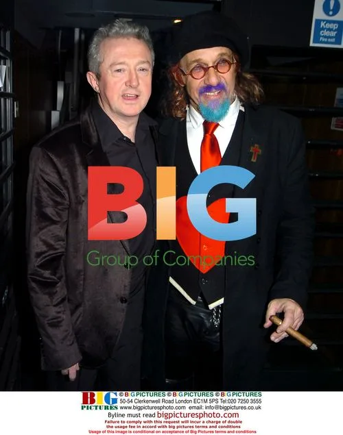 Louis Walsh and Mark Hudson at X Factor Wrap Party