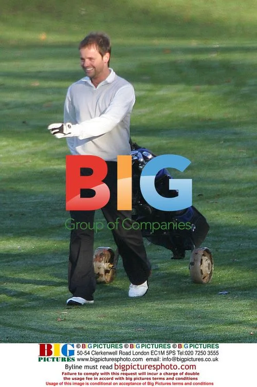 Declan Donnelly plays golf with Diana Stewart