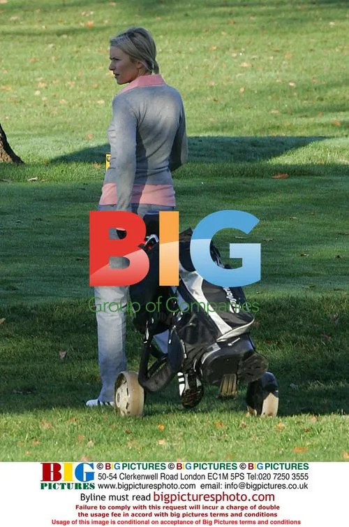 Declan Donnelly and Diana Stewart Play Golf