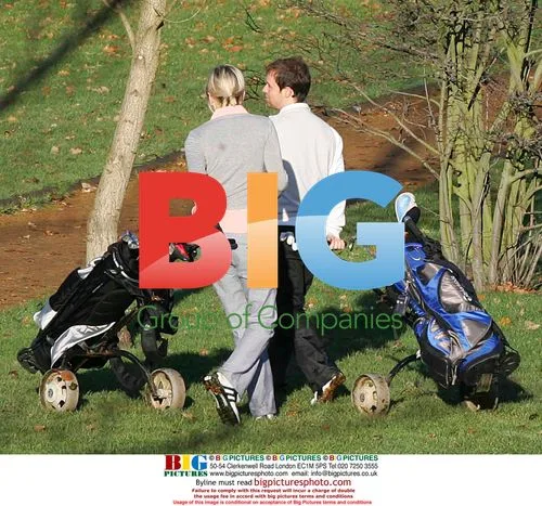 Declan Donnelly Plays Golf with Diana Stewart