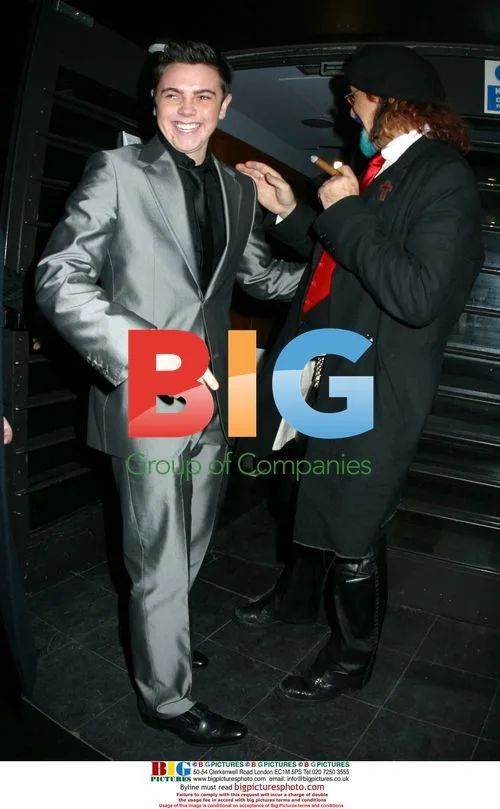 Raymond Quinn and Mark Hudson at X Factor Wrap Party