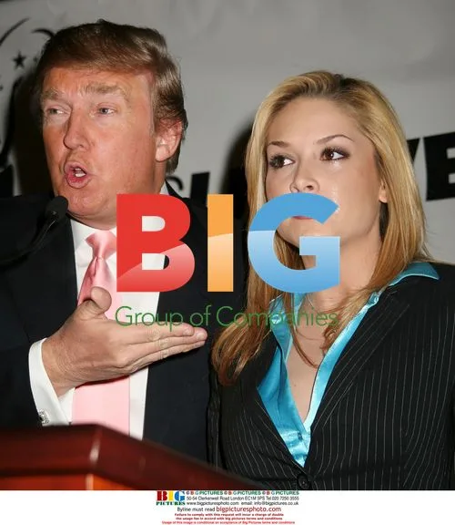 Trump and Tara Conner at Miss USA 2006 Press Conference