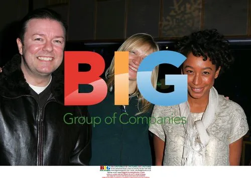 Ricky Gervais, Jo Whiley, Corinne Bailey Rae at Radio 1 Christmas Party
