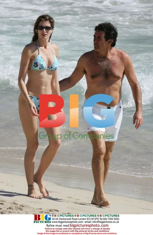 Stephanie Seymour and Peter Brant on holiday