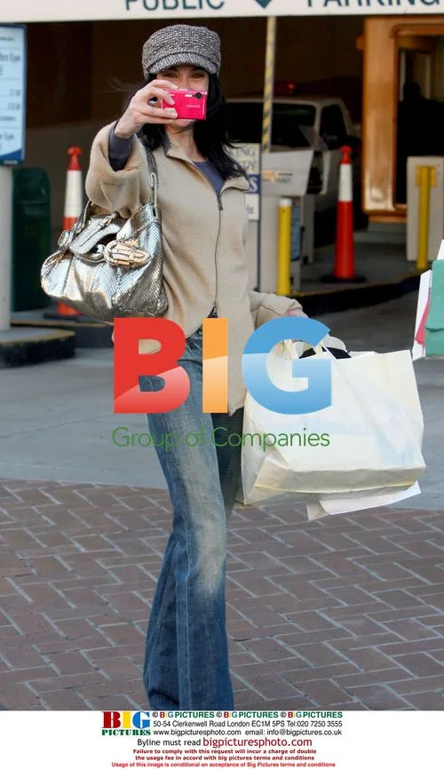 Teri Hatcher goes shopping in West Hollywood