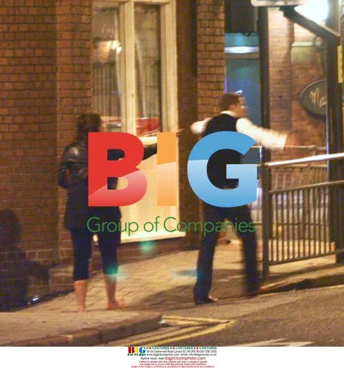 Ben Freeman with mystery girl in Leeds