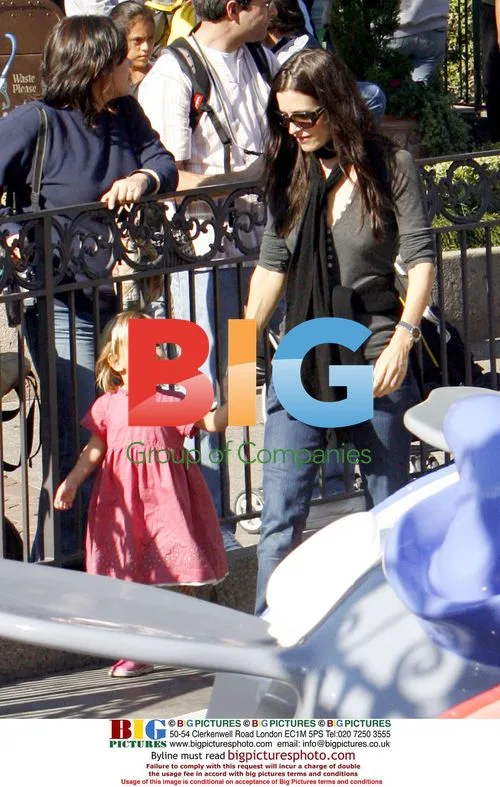 Courteney Cox and family at Disneyland
