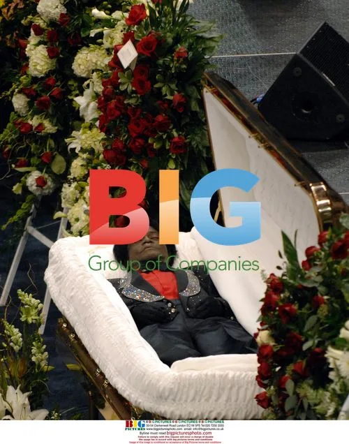 James Brown Lies in Open Casket