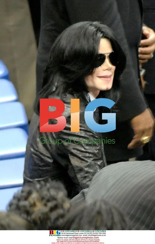 Michael Jackson at James Brown's funeral