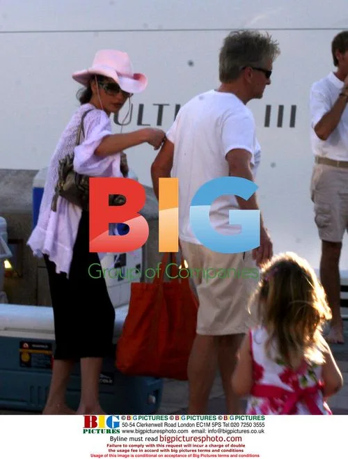 Catherine Zeta-Jones & Michael Douglas Family on Yacht