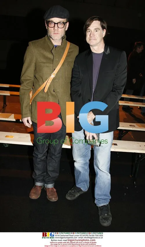 Gus Van Sant and Richard Stipe at Christian Dior Show