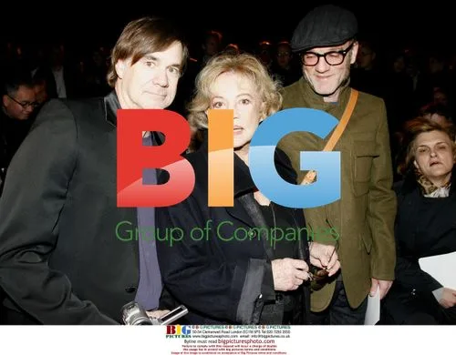 Gus Van Sant and Richard Stipe at Dior Mens Fashion Show