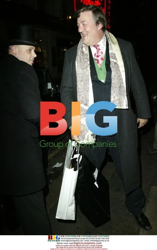 Steven Fry seen at The Ivy in London