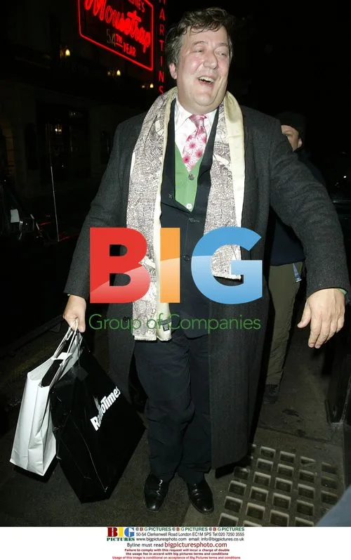 Steven Fry seen at The Ivy in London
