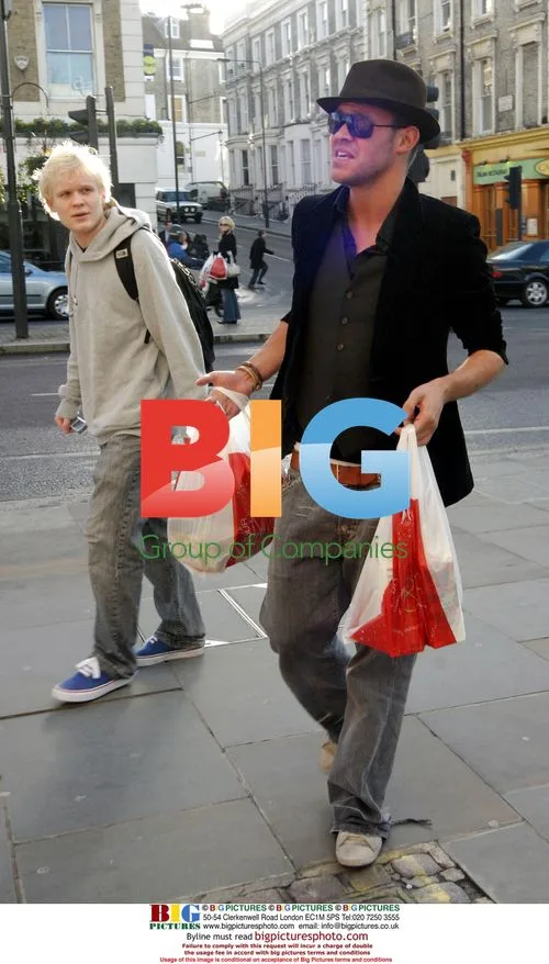 Will Young shops at M&S in London