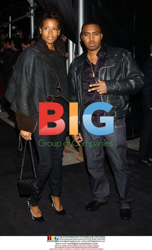 Kellis and Nas at 'Unforgivable' Fragrance Launch