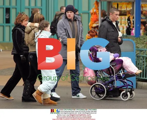 Wayne Rooney and Coleen McLoughlin at Disney World Paris