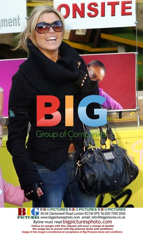 Tina Hobley and Oliver Wheeler spotted out and about