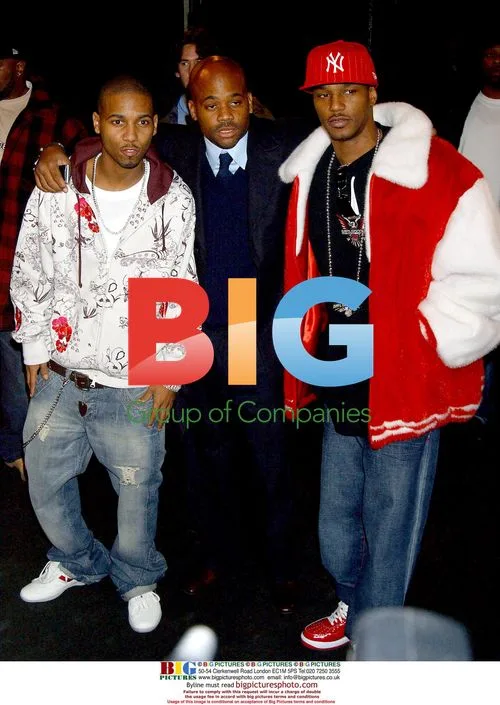 Juelz Santana, Damon Dash and Camron at Marc Jacobs Fashion Show