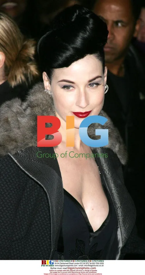 Dita Von Teese at Versace Boutique Reopening