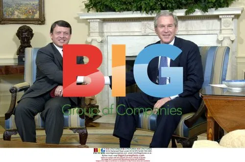 Bush Meets with King Abdullah II