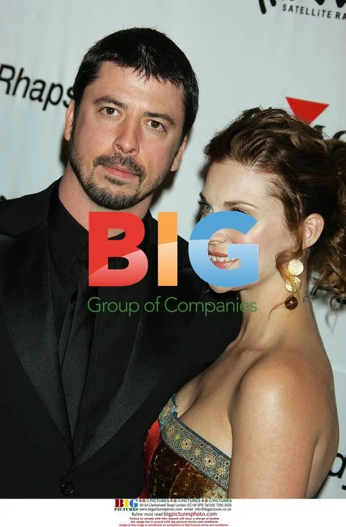 Dave Grohl and Jordyn Blum at 2006 Clive Davis Pre-Grammy Party