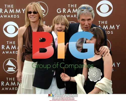 Burt Bacharach and family at Grammys