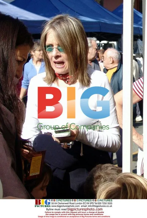 Diane Keaton and son Duke at farmers market