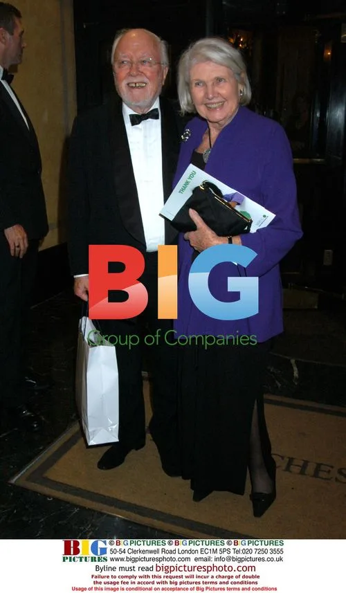 Richard Attenborough and partner at ALFS award show