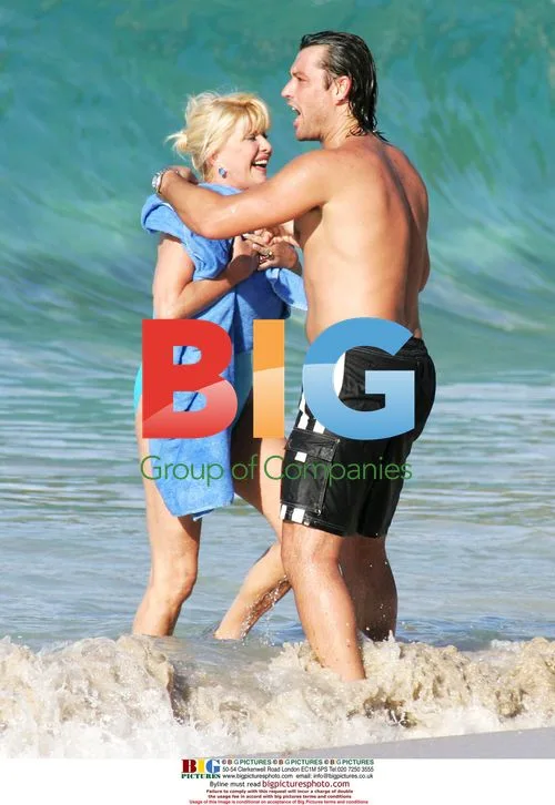 Ivana Trump and boyfriend play ball in the Caribbean
