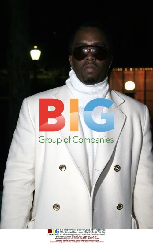 P-Diddy at Zac Posen Fashion Show