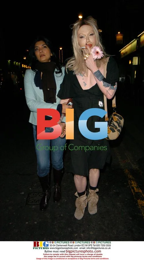 Pete Burns and Faria Alam at Croucho Club in London