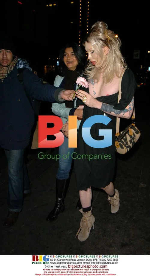 Pete Burns and Faria Alam at Croucho Club