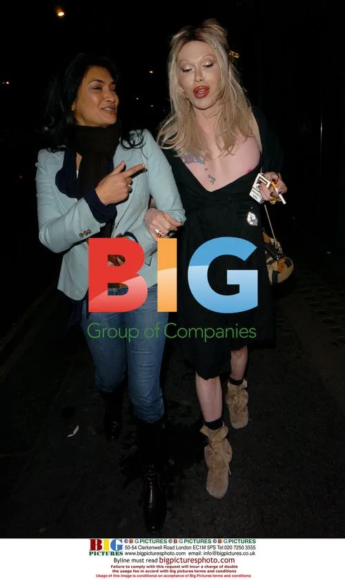 Pete Burns and Faria Alam at Croucho Club