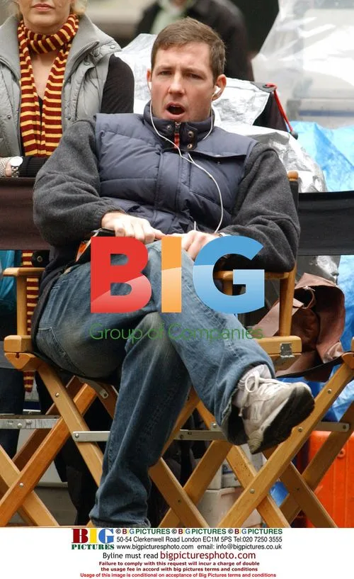 Ed Burns on the set of 'Purple Violets'