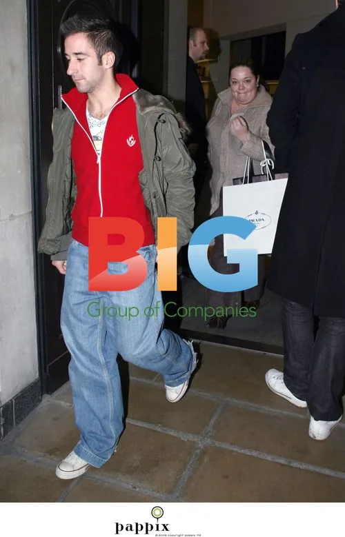 Lisa Riley Shopping at Prada in London