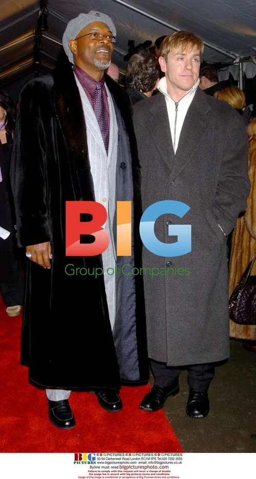 Samuel L. Jackson and Ron Eldard at 'Freedomland' premiere
