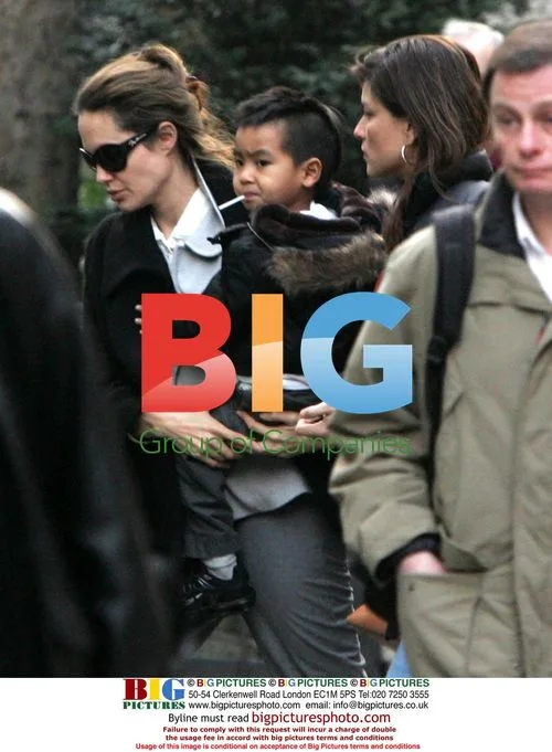Angelina Jolie and son Maddox shopping in Paris
