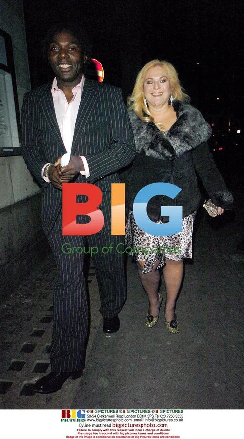 Venessa Feltz and Dennis Duhaney at Brits 2006 Party