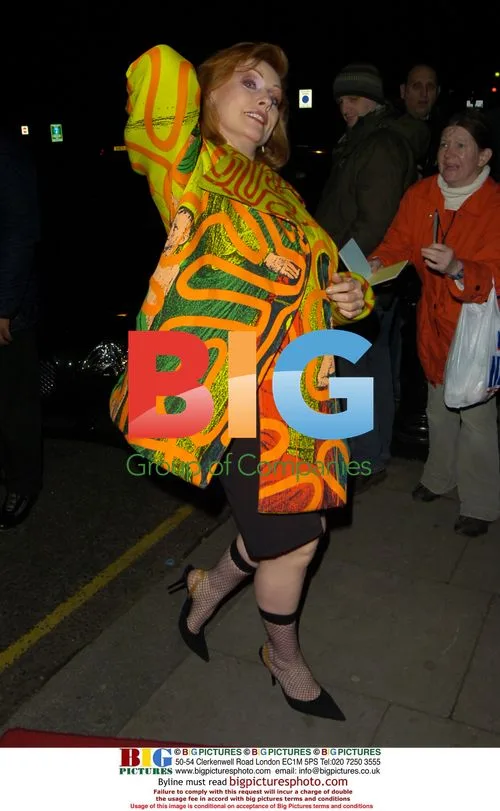 Debbie Harry leaves Brits 2006 after party