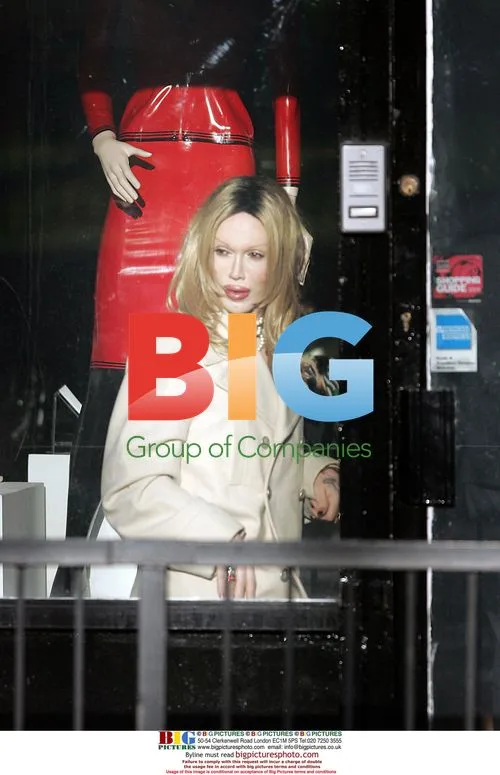 Pete Burns out shopping with boyfriend