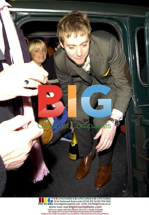Ricky Wilson leaving Brits 2006 after party