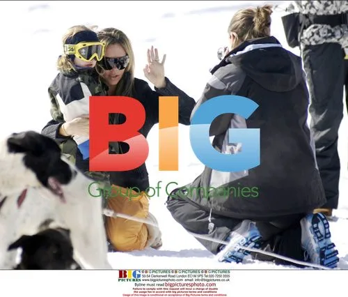 Victoria Beckham and son Romeo enjoy snow fun