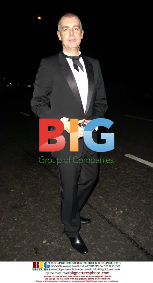 Pet Shop Boys singer at Brits 2006 after party