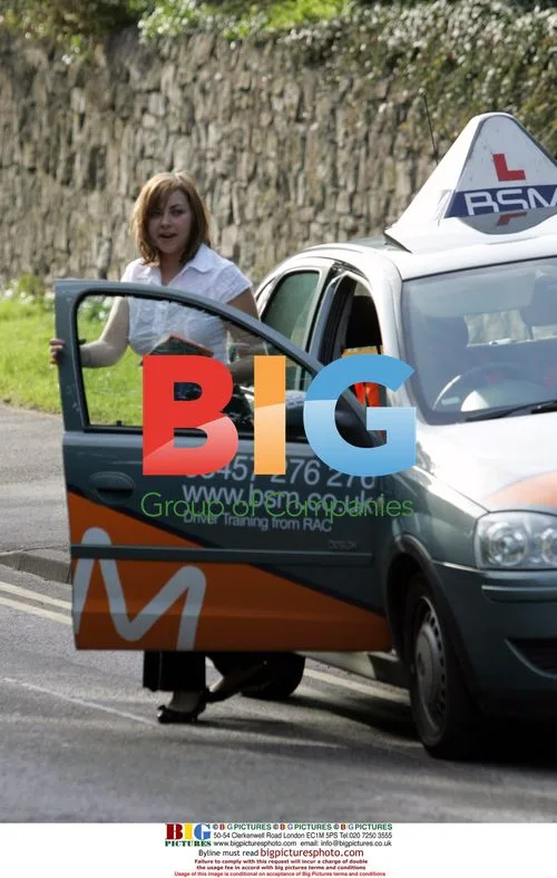 Charlotte Church returns from driving lesson in Cardiff