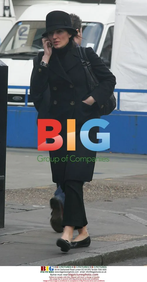 Davina McCall Has Serious Lunch with Friends