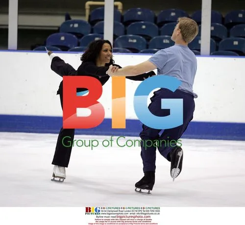 Kelly Holmes Trains for 'Dancing on Ice'