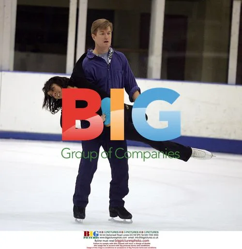 Kelly Holmes Training for 'Dancing on Ice'
